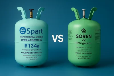تفاوت r134a-vs-r22